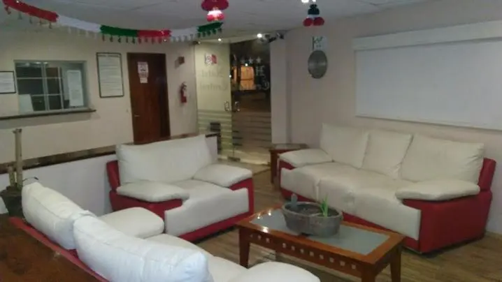 Welcoming lounge at Hotel Central